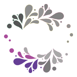 Cercle rose foncé